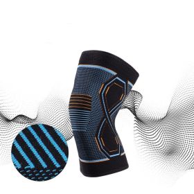 Four-sided Elastic Knitted Compression Knee Pad Wholesale Protection Knee (Option: L Code One Pack)