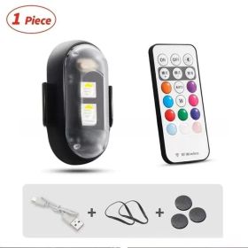 Wireless Remote Control Colorful Strobe Light (Option: One Light With Remote Control)