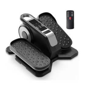 Compact Under-Desk Elliptical --Quiet Mini Pedal Exerciser With Adjustable Speed And LED Display (Option: Silver)